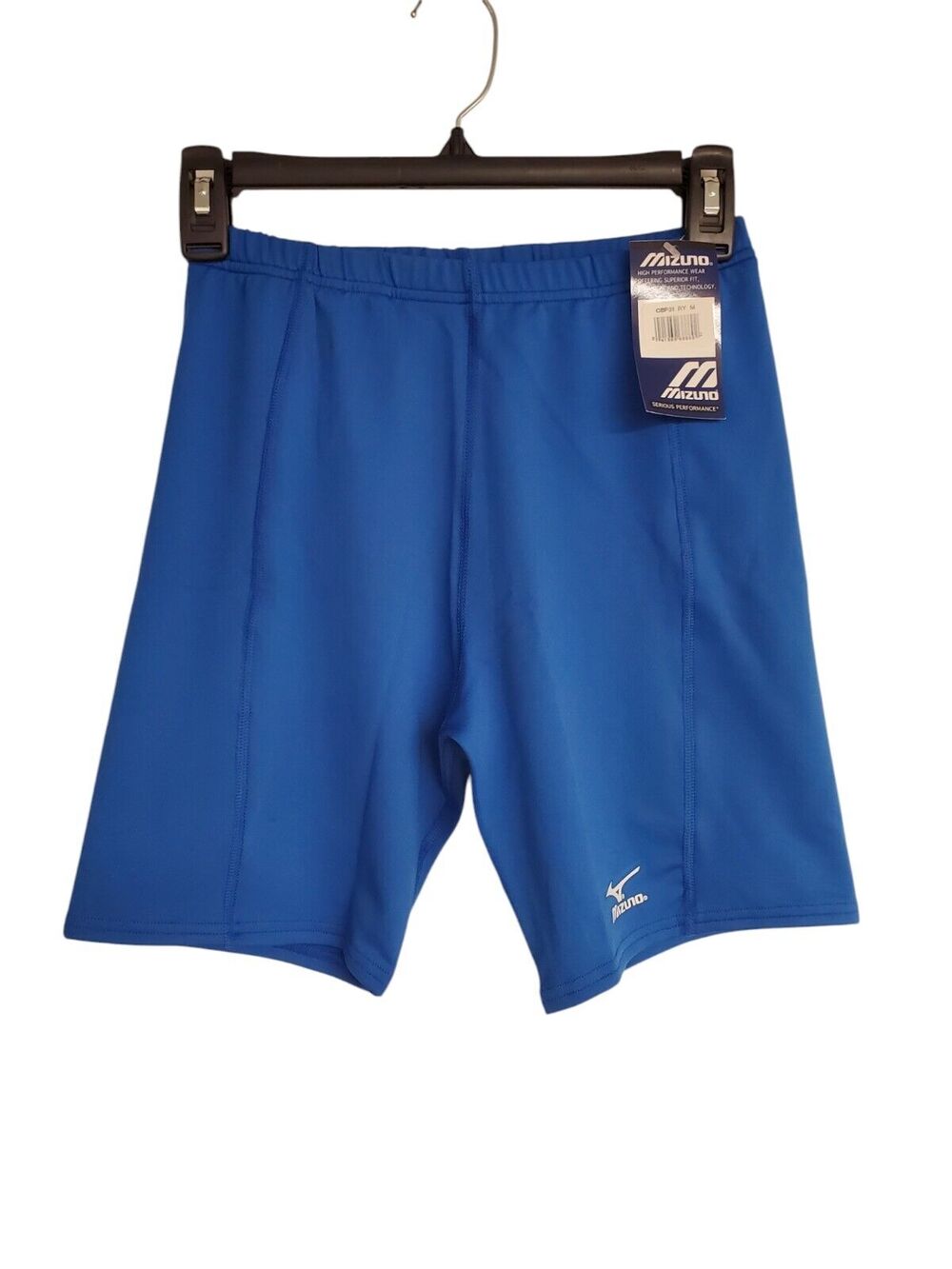 NEW NWT Women's Mizuno Blue Athletic Biker Shorts | Size Medium